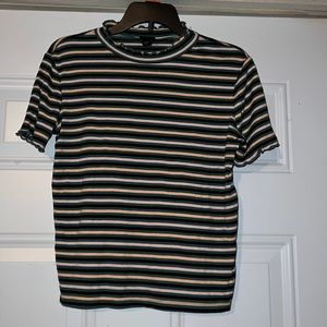 Girls size L 10/12 striped shirt